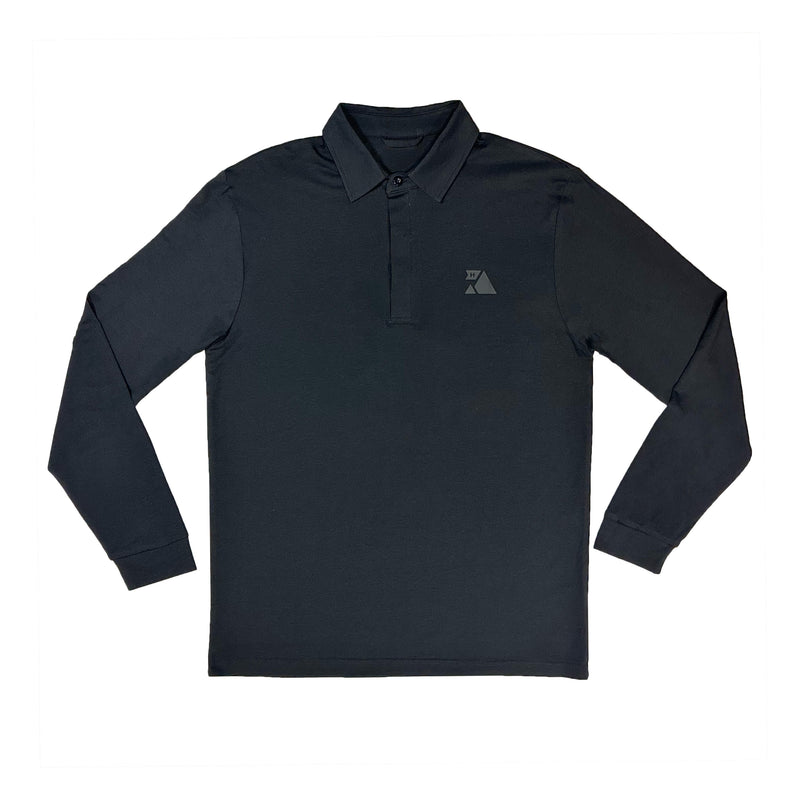 Bamboo Long Sleeve Rugby Polo